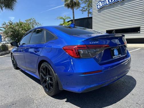 Aegean Blue Metallic 2024 Honda Civic Sport