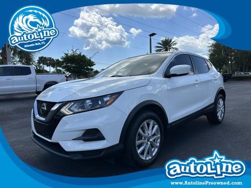 Glacier White 2021 Nissan Rogue Sport S