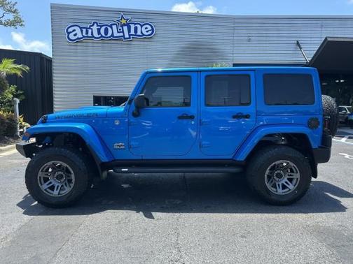 Hydro Blue Pearl Coat 2014 Jeep Wrangler Unlimited Polar Edition