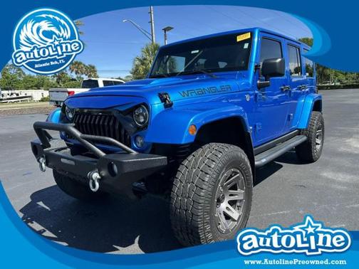 Hydro Blue Pearl Coat 2014 Jeep Wrangler Unlimited Polar Edition
