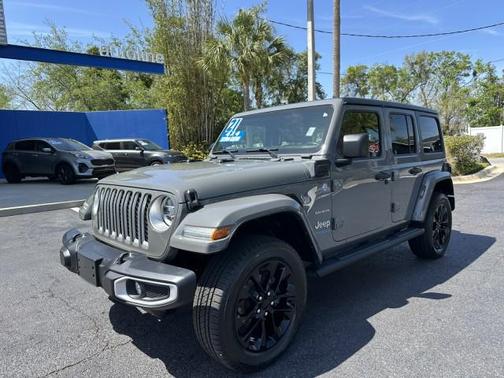 Sting-Gray Clearcoat 2021 Jeep Wrangler Unlimited 4xe Sahara