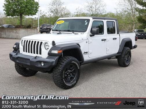 Bright White Clearcoat 2021 Jeep Gladiator Sport