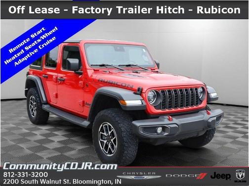 Firecracker Red Clearcoat 2024 Jeep Wrangler Rubicon