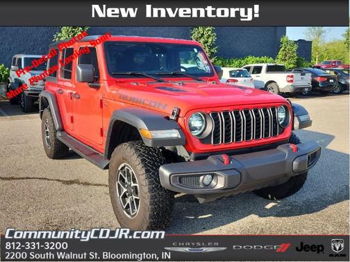 Firecracker Red Clearcoat 2024 Jeep Wrangler Rubicon