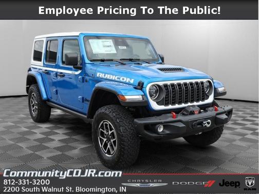 Hydro Blue Pearlcoat 2026 Jeep Wrangler Rubicon