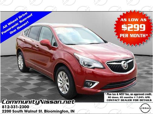 Chili Red Metallic 2019 Buick Envision Essence