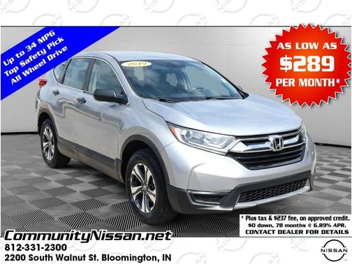 Lunar Silver Metallic 2019 Honda CR-V LX