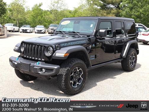 Black Clearcoat 2022 Jeep Wrangler Unlimited 4xe Rubicon