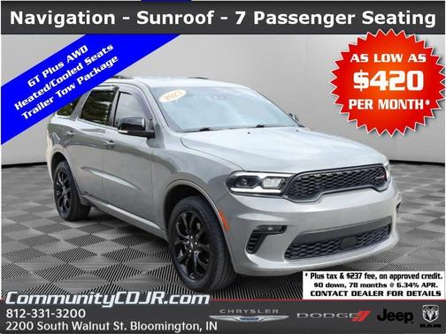 Destroyer Gray Clearcoat 2023 Dodge Durango GT
