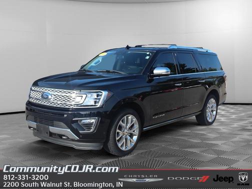 Agate Black Metallic 2019 Ford Expedition Max Platinum