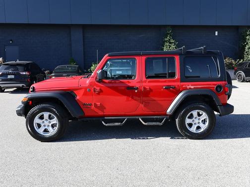 Firecracker Red Clearcoat 2022 Jeep Wrangler Unlimited Sport