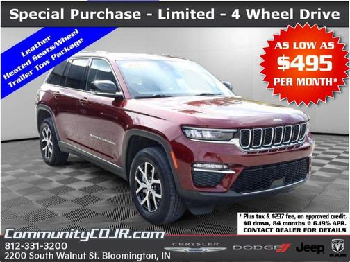 Velvet Red Pearlcoat 2025 Jeep Grand Cherokee Limited