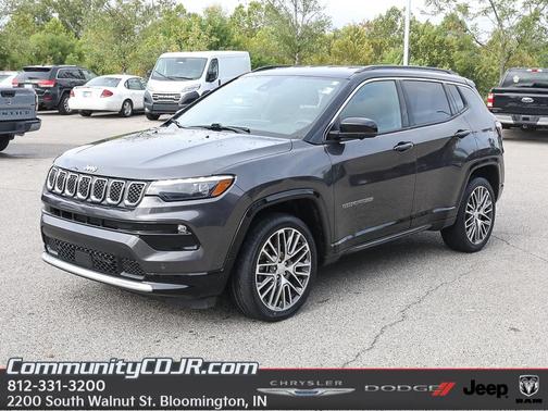 Black Clearcoat 2023 Jeep Compass Limited