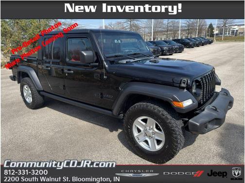 Black Clearcoat 2020 Jeep Gladiator Sport