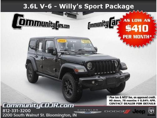 2022 Jeep Wrangler Unlimited Sport