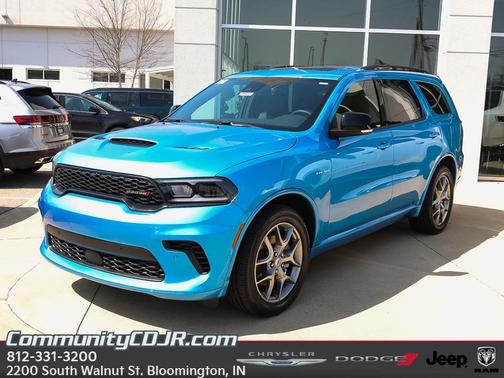 Blue 2026 Dodge Durango GT Plus HEMI V8