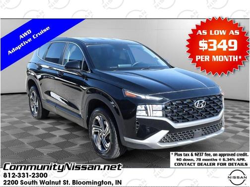 Twilight Black 2023 Hyundai SANTA FE SE
