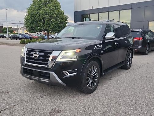 Black 2021 Nissan Armada Platinum