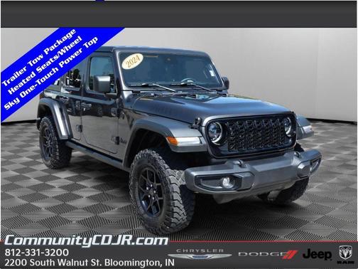 Granite Crystal Clearcoat Metallic 2024 Jeep Wrangler Sport