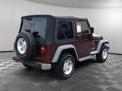 Maroon 2002 Jeep Wrangler Sport