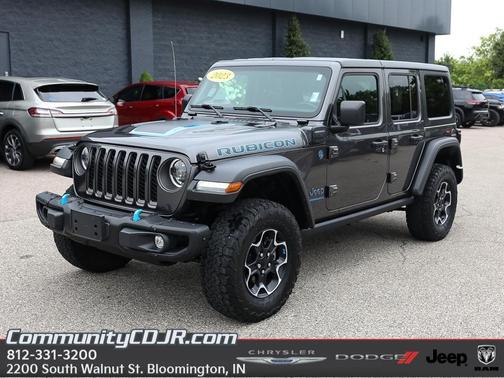 Granite Crystal Clearcoat Metallic 2023 Jeep Wrangler 4xe Rubicon