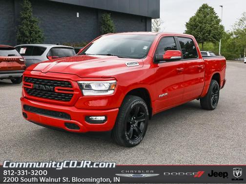 Flame Red Clearcoat 2022 RAM 1500 Big Horn