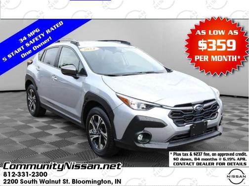 Ice Silver Metallic 2024 Subaru Crosstrek Premium