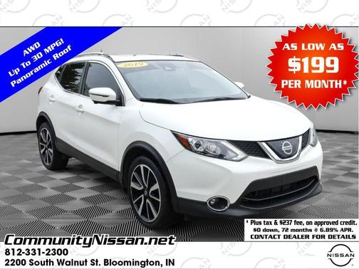 White 2019 Nissan Rogue Sport SL