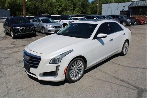 Crystal White Tricoat 2015 Cadillac CTS 2.0L Turbo Luxury