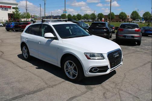 White 2015 Audi Q5 3.0T Premium Plus