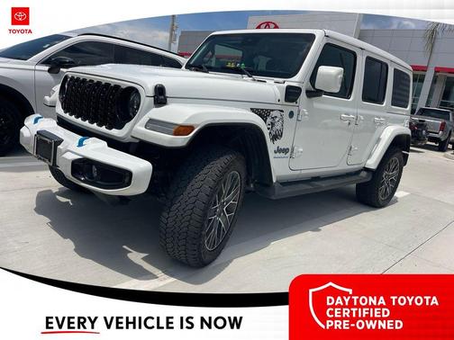 Bright White Clearcoat 2024 Jeep Wrangler 4xe High Altitude