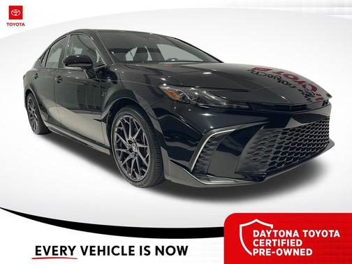 Midnight Black Metallic 2025 Toyota Camry SE