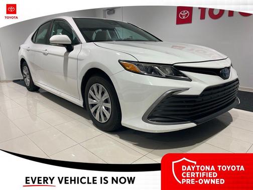 Super White 2021 Toyota Camry LE