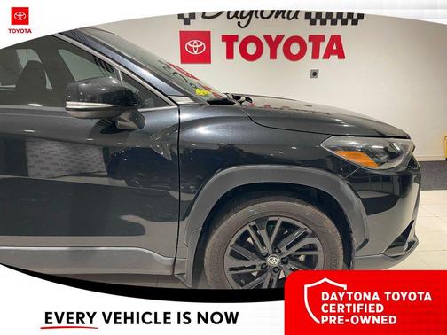 Jet Black 2024 Toyota Corolla Cross Hybrid Nightshade