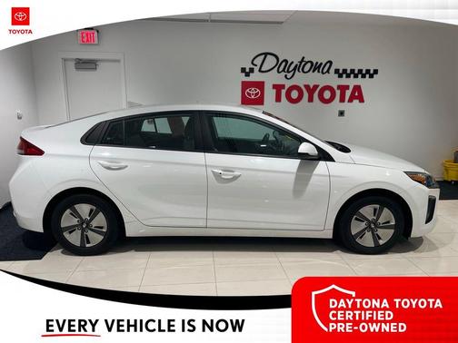 Ceramic White 2022 Hyundai IONIQ Hybrid Blue