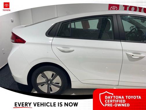 Ceramic White 2022 Hyundai IONIQ Hybrid Blue
