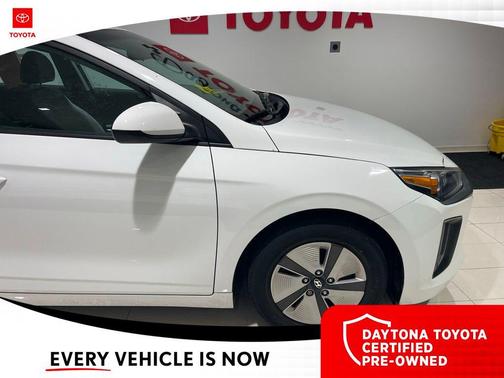 Ceramic White 2022 Hyundai IONIQ Hybrid Blue