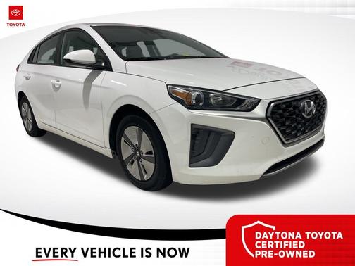 Ceramic White 2022 Hyundai IONIQ Hybrid Blue