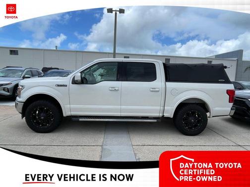 Star White Metallic Tri-Coat 2020 Ford F-150 Lariat