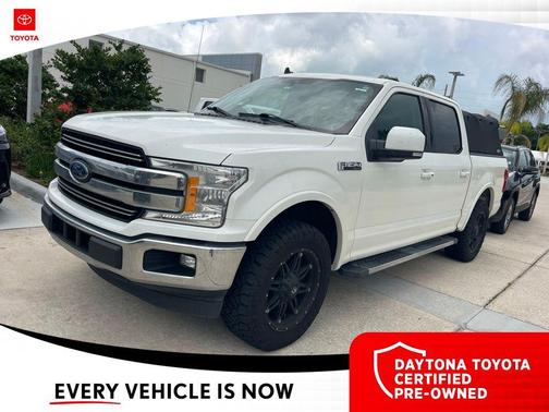 Star White Metallic Tri-Coat 2020 Ford F-150 Lariat