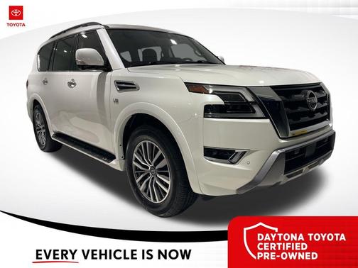 Aspen White TriCoat Pearl 2022 Nissan Armada SL 2WD