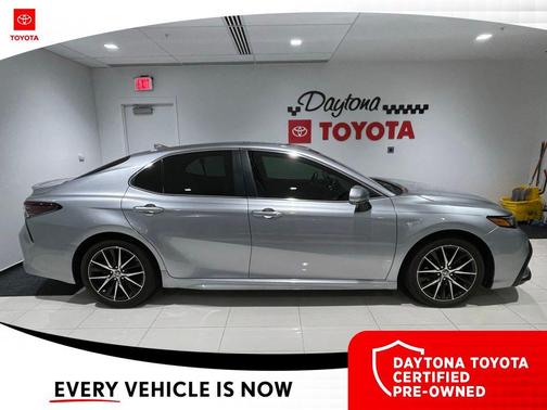 Celestial Silver Metallic 2024 Toyota Camry Hybrid SE