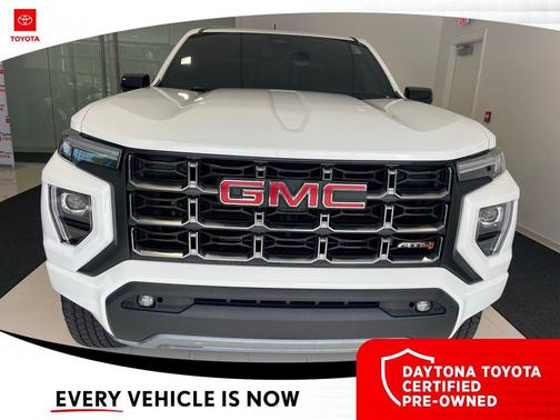 Summit White 2025 GMC Canyon AT4