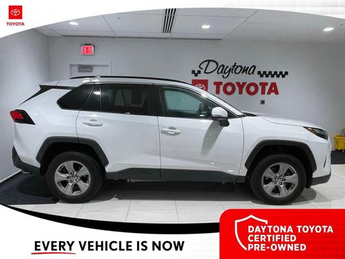 White 2022 Toyota RAV4 XLE