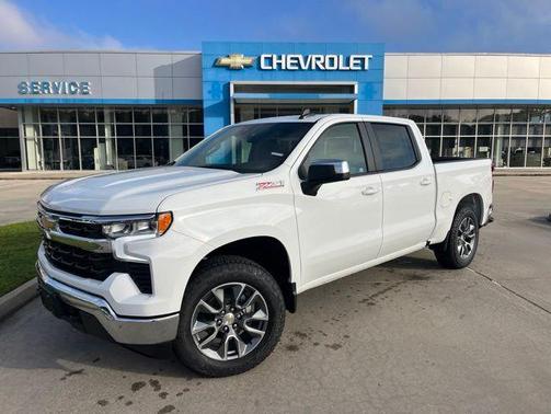 Summit White 2026 Chevrolet Silverado 1500 LT