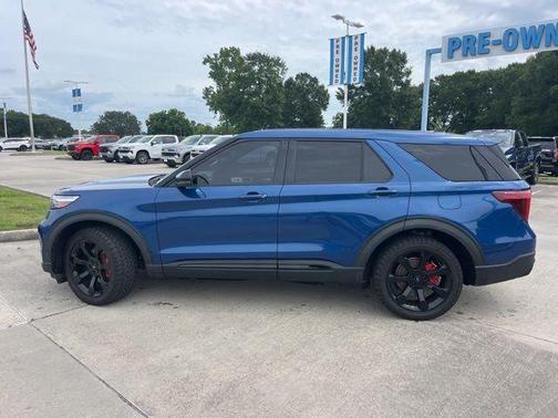 Blue Metallic 2021 Ford Explorer ST