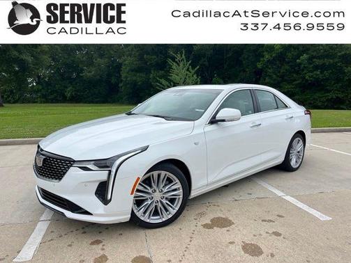 Summit White 2026 Cadillac CT4 Premium Luxury