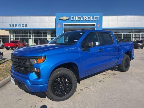 Rip Tide Blue 2026 Chevrolet Silverado 1500 Custom