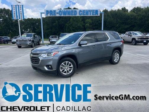 Satin Steel Metallic 2020 Chevrolet Traverse LT Leather