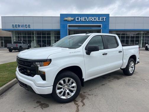 White 2026 Chevrolet Silverado 1500 Custom